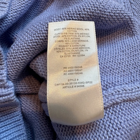 Aritzia Wilfred sweater in “soft Iris” size M - Picture 7 of 9